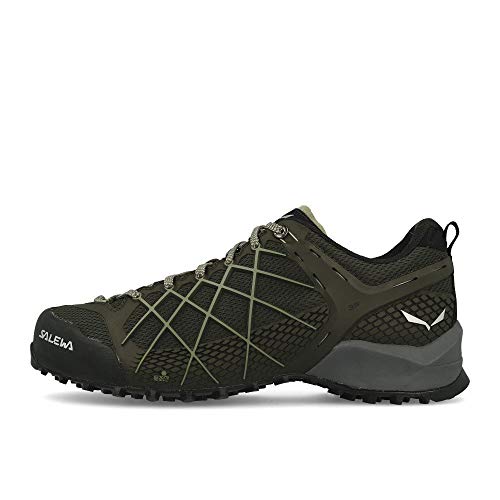 SALEWA Ms Wildfire, Zapatillas de trekking y senderismo para Hombre, sin Gore Tex ,Negro (Black Olive/Siberia 7625) ,44.5 EU