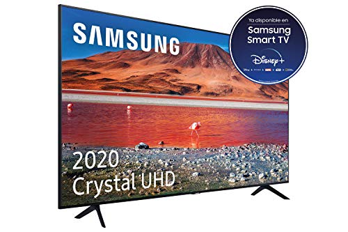 Samsung Crystal UHD 2020 43TU7005- Smart TV de 43", Resolución 4K, HDR 10+, Crystal Display, Procesador 4K, Función One Remote Control y Compatible con Asistente de Voz