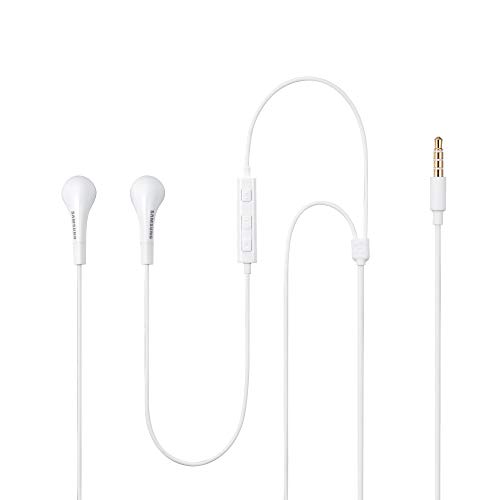 Samsung EHS64AVFWE - Auriculares estéreo para Samsung Galaxy S7, S6 Edge Plus, S5 Mini, S4 I9500, S4 Mini I9190 (3,5 mm), Color Blanco