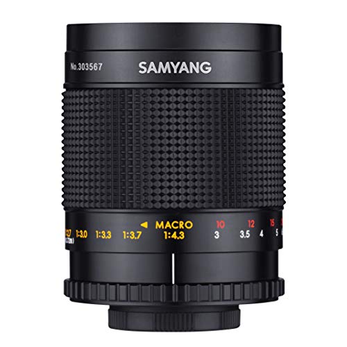 Samyang MF 500mm F8.0 - Objetivo de Espejo Sigma Mount - DSLR, teleobjetivo CSC, Enfoque Manual, diámetro del Filtro 72mm, para Formato Completo y APS-C