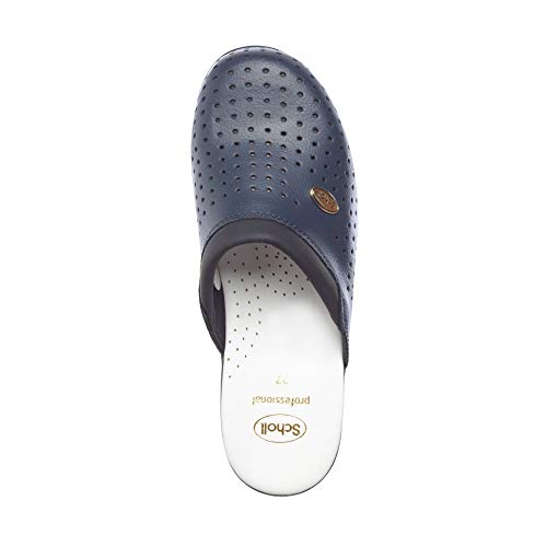 Scholl línea Profesional Clog backguard Azul 40