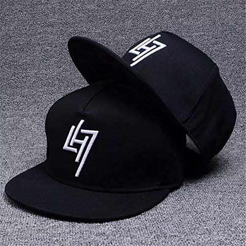 sdssup Hola Sombrero Gris de Hip Hop Sombrero Coreano de protección Solar Marea Gorra de béisbol Bordado Sombrero Plano de Pareja Lh7 调节