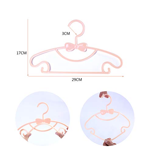 Sfesnid Perchas para Ropa de Bebé Percha Duradera Adecuada para Niños y Bebés 50pcs 29,5CM + 4pcs Organizador