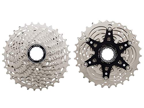 SHIMANO Cassette 105 R7000 11V, 11/32 CSR700011132, Unisex Adulto, Plata, 11-32 Dientes