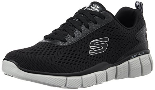 Skechers Equalizer 51529, Zapatillas Deportivos, Hombre, Negro (Bkgy), 43