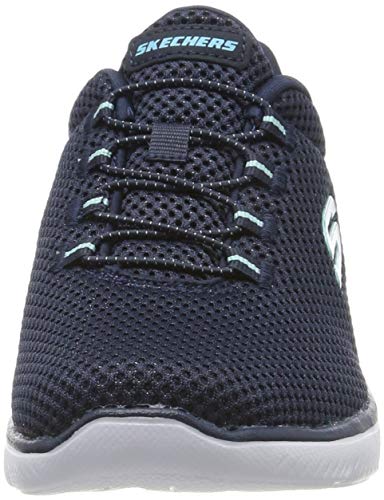 Skechers Women's Summits Trainers, Blue (Navy/Light Blue Nvlb), 5 UK