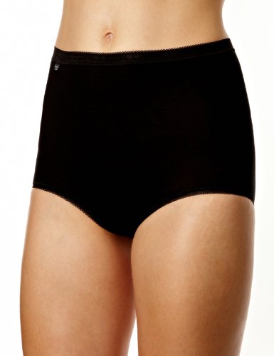 Sloggi - Culotte para mujer, color negro, talla 48