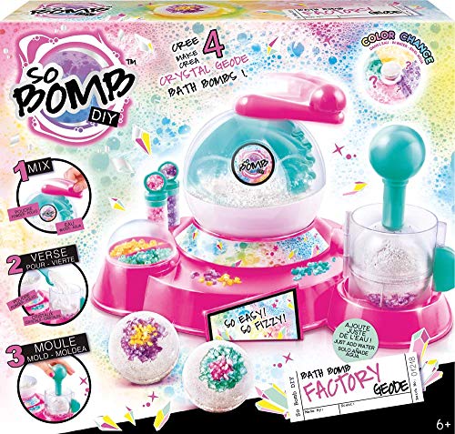 So Bomb DIY Fábrica de Bombas de baño de Cristal, Color Fucsia y Verde (Canal Toys BBD020)