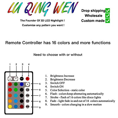 Solo 1 pieza Culturismo 3d luz nocturna control táctil colorido luz de escritorio 3d lámpara de mesa de regalo atmosférica