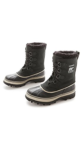 Sorel Caribou, Botas de Nieve para Hombre, Negro (Tusk 14), 42 EU