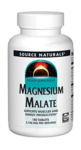 Source Naturals Magnesium Malate, 1250Mg, 180 Tablets