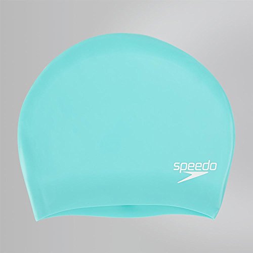 Speedo 806168B961 Gorra de Natación, Mujer, Verde, Talla Única