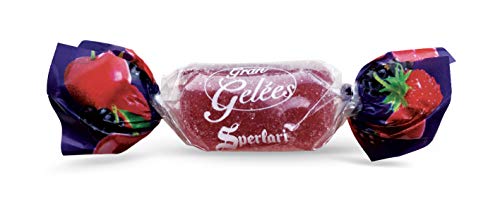 Sperlari - Caramelos Gran Gelées Surtidos de Frutos Rojos con Intenso Sabor de Fruta: Cereza, Mora, Frambuesa y Fresas de Bosque, Bolsa de 1 kg