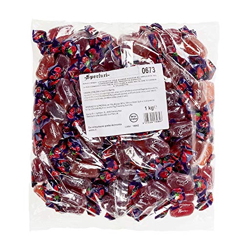 Sperlari - Caramelos Gran Gelées Surtidos de Frutos Rojos con Intenso Sabor de Fruta: Cereza, Mora, Frambuesa y Fresas de Bosque, Bolsa de 1 kg