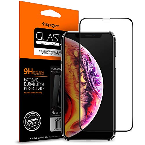 Spigen, Protector Pantalla iPhone 11 Pro MAX/XS MAX (6.5"), Compatible con Las Fundas, Cobertura y Protección Completa, Cristal Templado iPhone 11 Pro MAX/XS MAX (065GL24986)