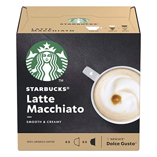 STARBUCKS By Nescafe Dolce Gusto Variety Pack White Cup Coffee Pods, 6 X 12 Cápsulas