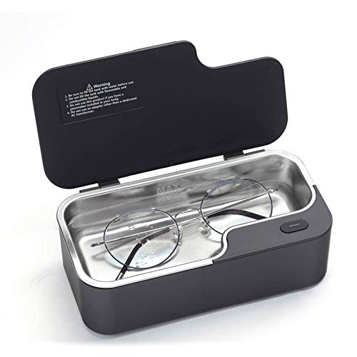 STBAAS Máquina Limpiador ultrasónico, Limpieza por ultrasonidos portátil del hogar Máquina for el Reloj del Anillo de Diamante de Las Lentes de la dentadura, ultrasonidos Glasses Cleaner