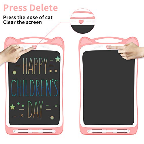 Tablero para Dibujar, Tableta de Dibujo LCD Doosl de 11 Pulgadas con Pantalla Colorida-Tableta de Escritura LCD Tableta de Dibujo para Niños - Tablero Mágico para Dibujar para Escuela, Hogar y Viajes