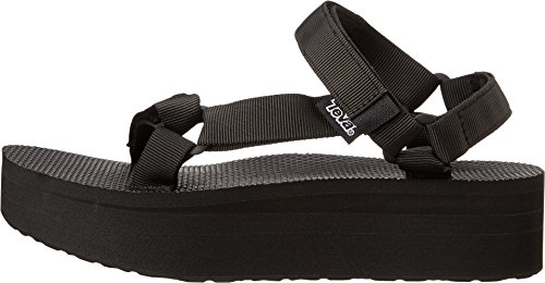 Teva Original Universal Flatform W's, Sandalias de Plataforma para Mujer, Negro (Black), 38 EU