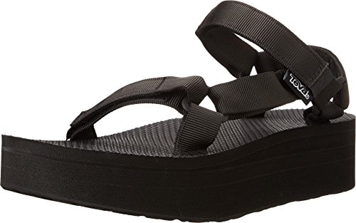 Teva Original Universal Flatform W's, Sandalias de Plataforma para Mujer, Negro (Black), 38 EU