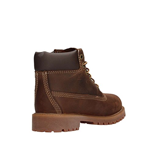 Timberland Authentic 6” – Botas para Niños, Marrón (Brown Smooth), 30.5 EU