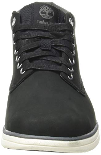 Timberland Bradstreet Leather Sensorflex, Botas Chukka para Hombre, Negro Nubuck, 41 EU