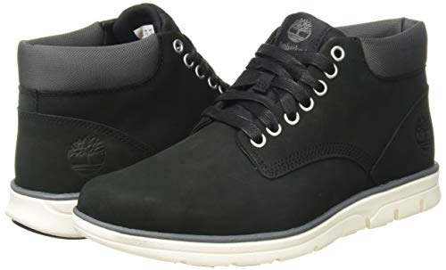 Timberland Bradstreet Leather Sensorflex, Botas Chukka para Hombre, Negro Nubuck, 41 EU