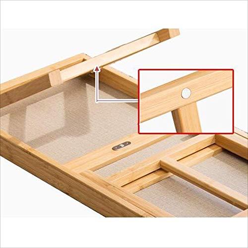 Tingting Mesas Centro Mesitas café Mesa Mesa De Ordenador Plegable Pequeña Mesa De Té Mesa De La Ventana De La Bahía Mesa De La Cama del Estudiante (Color : Wood, Size : 65)