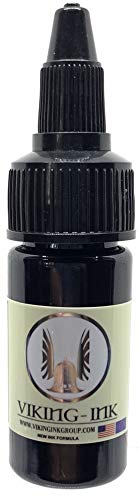 Tinta para tatuaje - BLACK FILL 0.5oz (15ml) - VIKING INK USA - Los mejores colores y negros en tintas para tatuaje del mercado - VEGANAS