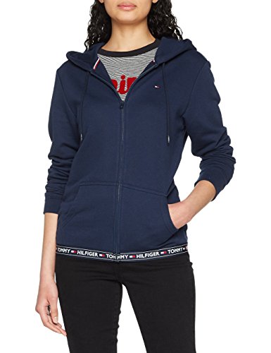 Tommy Hilfiger Hoody HWK Top de Pijama, Azul (Navy Blazer 416), X-Small para Mujer