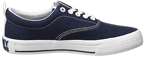 Tommy Hilfiger LowCut Essential Sneaker, Zapatillas para Mujer, Azul (Twilight Navy C87), 41 EU