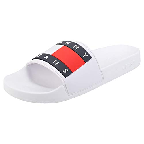 Tommy Jeans Flag Pool Mujeres Sandalias Diapositiva - 39 EU