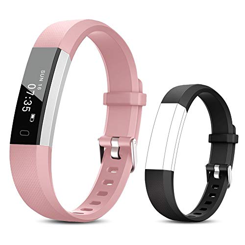 TOOBUR Reloj Inteligente para Mujer Niña Niños, Pulsera Actividad con Cuenta Pasos y Calorias, Podómetro Smartwatch Impermeable IP67 con Monitor de Sueño y Despertador Vibrador