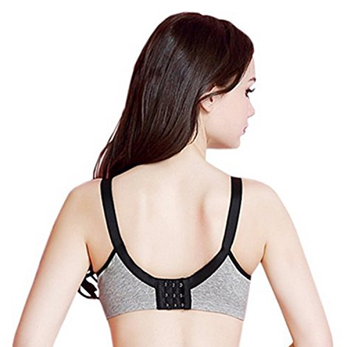 Topwhere® Sujetador Lactancia Premamá Algodón con (95B (36B), Gray)