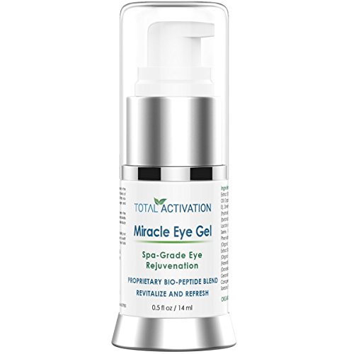 Total Activation anti arrugas milagro eye gel anti aging suero de colágeno y tóner para los hombres y las mujeres 0,5 onza