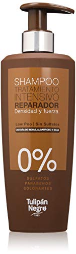 Tulipan Negro Chp T Negro 500 Ml con Dosif Reparador 3 Unidades 500 ml