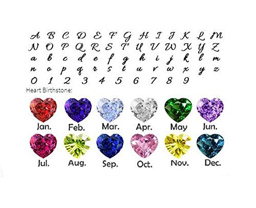 TWinkle Anillo Personalizado con Nombre de Las Madres con 6 Anillos de corazón con Piedras natales Anillo Familiar - Grabe con 6 Nombres y Dentro de los Anillos(Oro-14.5)