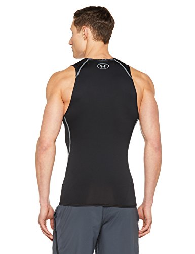 Under Armour UA HG Armour Tank Camiseta sin Mangas, Hombre, Negro 001, S