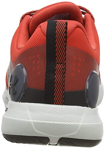 Under Armour UA HOVR Rise, Zapatillas Deportivas para Interior para Hombre, Rojo (Martian Red/Gray Flux/Martian Red), 42 EU