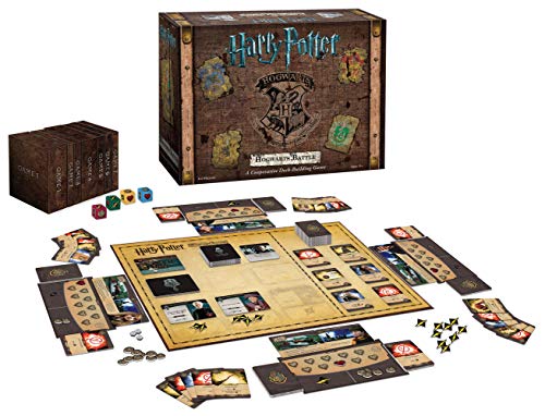 USAopoly Juego de Cartas de Batalla de Harry Potter Hogwarts, DB010-400