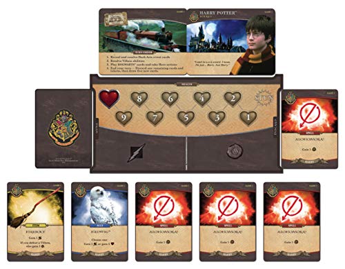 USAopoly Juego de Cartas de Batalla de Harry Potter Hogwarts, DB010-400