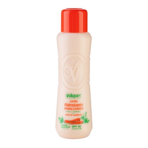 Válquer Leche Hidratante Bronceadora (SPF 50) - 500 ml.