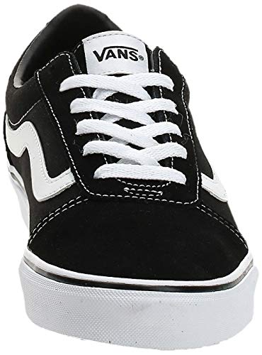 Vans Ward - Zapatillas para Mujer, Negro (Suede/Canvas/Black/White Iju), 38 EU