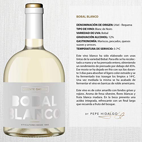 Vicente Gandia Bobal Blanco by Pepe Hidalgo caja de 6 botellas