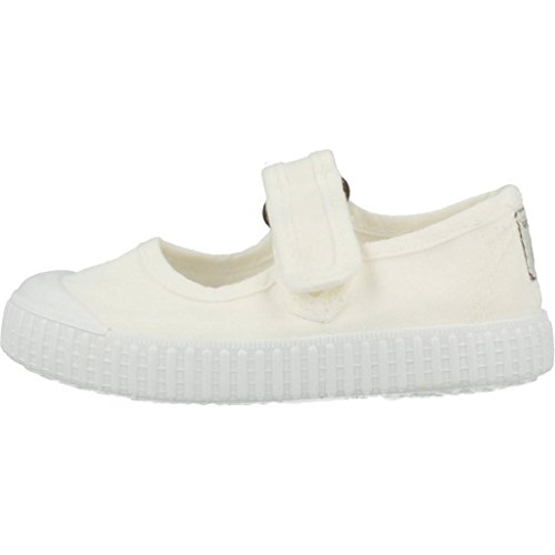 Victoria 1915 Mercedes Velcro Lona Tintada, Zapatillas Unisex bebé, Blanco (Blanco 20), 22 EU