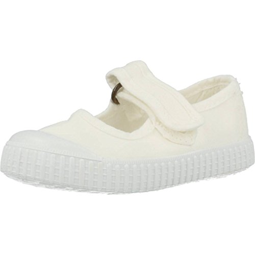 Victoria 1915 Mercedes Velcro Lona Tintada, Zapatillas Unisex bebé, Blanco (Blanco 20), 22 EU