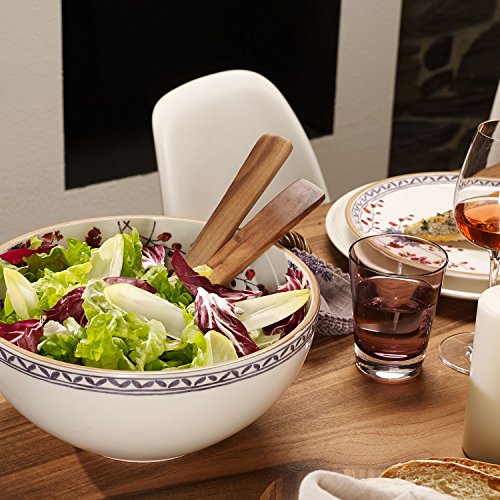 Villeroy & Boch Artesano Original Set de 2 Cubiertos para Ensalada, Madera, Multicolor