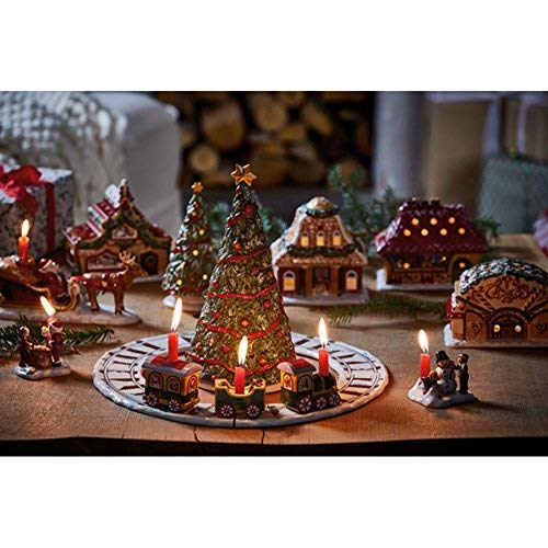 Villeroy & Boch North Pole Express Farolillo Casa de Papá Noel, Porcelana, Colorido