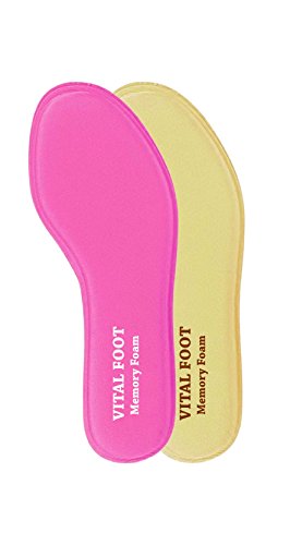 VITAL FOOT - Plantillas Memory Foam Zapato Calzado Confort (37-38)