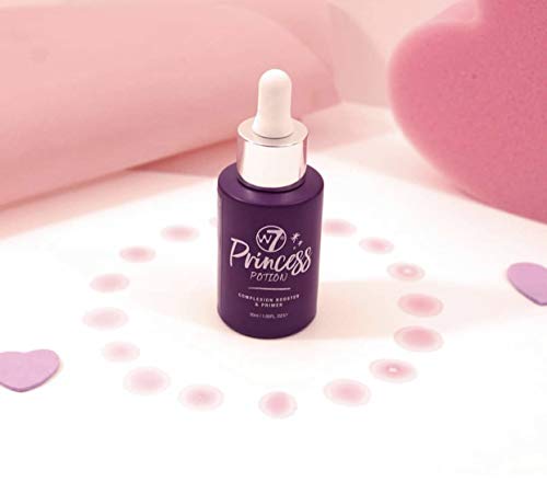 W7 | Face Primer | Princess Potion Face Primer Drops | Hydrating, Lightweight and Long-Lasting | Perfect For All Skin Types